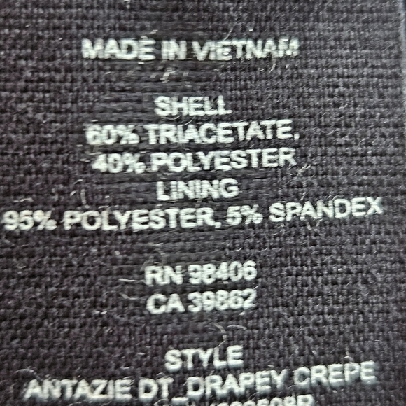 THEORY Antazie DT Drapey Crepe Short Shift Dress Size 10 - Picture 10 of 10